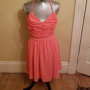 Peach dress